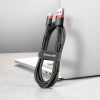 Baseus Cafule Nylon harisnyázott USB/USB-Type C kábel QC3.0 3A 1m fe-6953156278219 5 kép