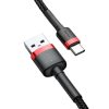 Baseus Cafule Nylon harisnyázott USB/USB-Type C kábel QC3.0 3A 1m fe-6953156278219 6 kép