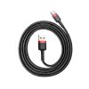 Baseus Cafule Nylon harisnyázott USB/USB-Type C kábel QC3.0 3A 1m fe-6953156278219 8 kép