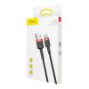Baseus Cafule Nylon harisnyázott USB/USB-Type C kábel QC3.0 3A 1m fe-6953156278219 9 kép