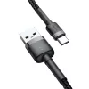 Baseus Cafule Nylon harisnyázott USB/USB-Type C kábel QC3.0 3A 1m fe-6953156278202 4 kép