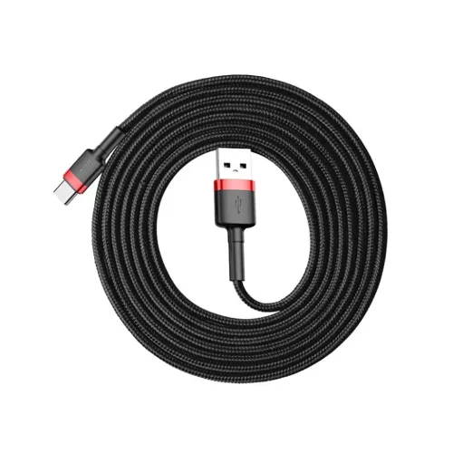 Baseus Cafule Nylon harisnyázott USB/USB-Type C kábel QC3.0 2A 2m fe-6953156278240 8 kép