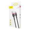 Baseus Cafule Nylon harisnyázott USB/USB-Type C kábel QC3.0 2A 2m fe-6953156278240 9 kép