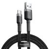 Baseus Cafule Nylon harisnyázott USB/USB-Type C kábel QC3.0 2A 2m fe-6953156278233 6 kép