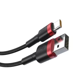 Baseus Cafule Nylon harisnyázott USB/USB-Type C/ Lightning kábel 18W-6953156220713 2 kép