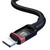 Baseus Cafule Nylon harisnyázott USB/USB-Type C/ Lightning kábel 18W-6953156220713 3 kép