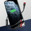 Baseus Cafule Nylon harisnyázott USB/USB-Type C/ Lightning kábel 18W-6953156220713 7 kép