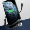 USB/USB-Type C/ Lightning kábel 18W 2,4A 480 Mbps 1,2m szürke Baseus-6953156220706 7 kép