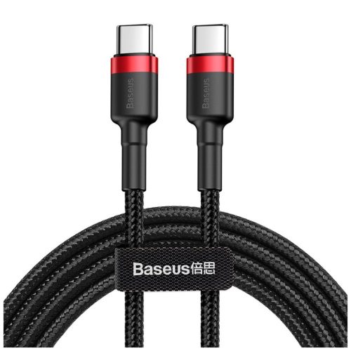 Baseus Cafule Nylon harisnyázott USB-Type C/USB-Type C kábel PD2.0 6-6953156285217 1 kép