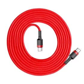 Baseus Cafule Nylon harisnyázott USB-Type C/USB-Type C kábel PD2.0 6-6953156285224 2 kép