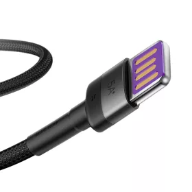 Baseus Caful HW gyorstöltő kábel USB/USB Type-C kábel 40W 1m szür-6953156293564 2 kép