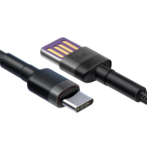Baseus Caful HW gyorstöltő kábel USB/USB Type-C kábel 40W 1m szür-6953156293564 3 kép