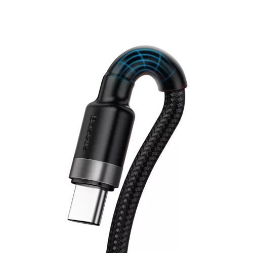 Baseus Caful HW gyorstöltő kábel USB/USB Type-C kábel 40W 1m szür-6953156293564 4 kép
