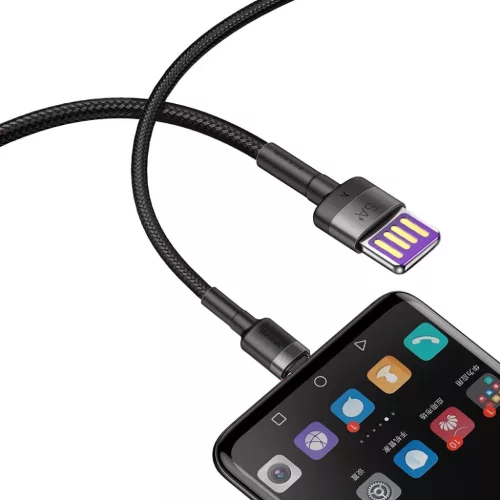 Baseus Caful HW gyorstöltő kábel USB/USB Type-C kábel 40W 1m szür-6953156293564 7 kép