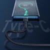 Baseus Caful HW gyorstöltő kábel USB/USB Type-C kábel 40W 1m szür-6953156293564 10 kép