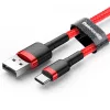 Baseus Cafule Nylon harisnyázott USB/USB-Type C kábel QC3.0 2A 3m pi-6953156296336 2 kép