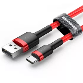 Baseus Cafule Nylon harisnyázott USB/USB-Type C kábel QC3.0 2A 3m pi-6953156296336 2 kép