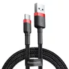 Baseus Cafule Nylon harisnyázott USB/USB-Type C kábel QC3.0 2A 3m fe-6953156296350 1 kép