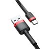 Baseus Cafule Nylon harisnyázott USB/USB-Type C kábel QC3.0 2A 3m fe-6953156296350 7 kép
