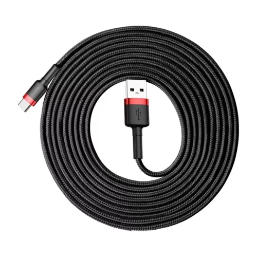 Baseus Cafule Nylon harisnyázott USB/USB-Type C kábel QC3.0 2A 3m fe-6953156296350 8 kép