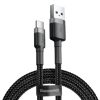Baseus Cafule Nylon harisnyázott USB/USB-Type C kábel QC3.0 2A 3m fe-6953156296343 1 kép