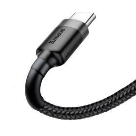 Baseus Cafule Nylon harisnyázott USB/USB-Type C kábel QC3.0 2A 3m fe-6953156296343 2 kép
