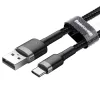 Baseus Cafule Nylon harisnyázott USB/USB-Type C kábel QC3.0 2A 3m fe-6953156296343 3 kép