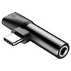 Baseus USB Type-C - Type-C + 3.5mm JACK audio Adapter fekete (CATL41-0-6953156282278 3 kép