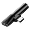 Baseus USB Type-C - Type-C + 3.5mm JACK audio Adapter fekete (CATL41-0-6953156282278 5 kép