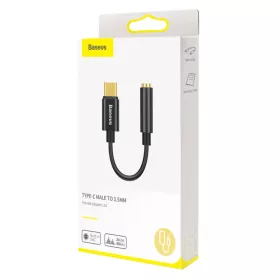 Baseus L54 USB-C/ 3.5 mm átalakító adapter fekete DAC-6953156297845 2 kép