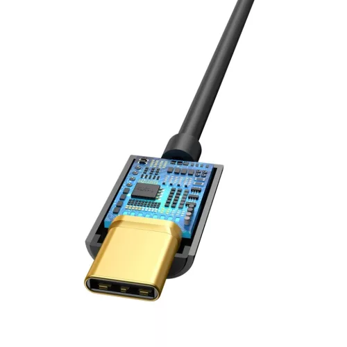 Baseus L54 USB-C/ 3.5 mm átalakító adapter fekete DAC-6953156297845 5 kép