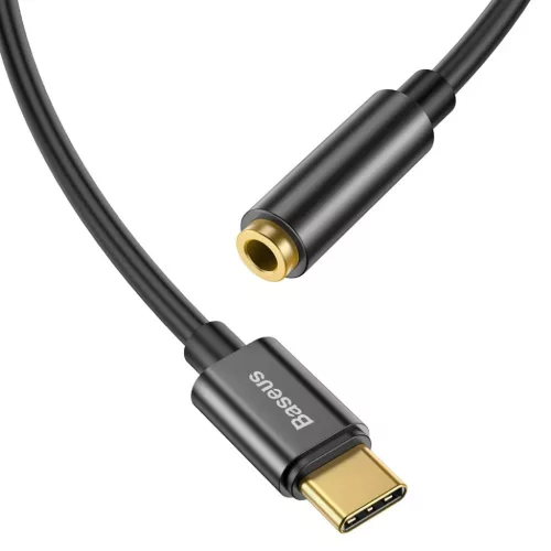Baseus L54 USB-C/ 3.5 mm átalakító adapter fekete DAC-6953156297845 6 kép