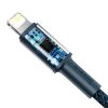 Baseus USB Type-C - Lightning kábel PD 20W 1m kék (CATLGD-03)-6953156231931 3 kép