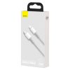 Baseus USB Type-C - Lightning kábel PD 20W 2m fehér (CATLGD-A02)-6953156231955 7 kép