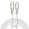 Baseus Cafule Metal nylon harisnyázott USB Type-C/ Lightning kábel P-6953156202115 1 kép