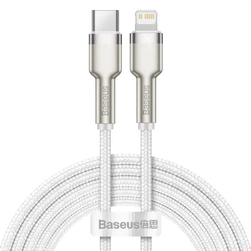 Baseus Cafule Metal nylon harisnyázott USB Type-C/ Lightning kábel P-6953156202115 1 kép