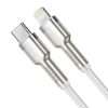 Baseus Cafule Metal nylon harisnyázott USB Type-C/ Lightning kábel P-6953156202115 2 kép