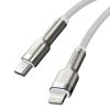 Baseus Cafule Metal nylon harisnyázott USB Type-C/ Lightning kábel P-6953156202115 4 kép