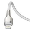 Baseus Cafule Metal nylon harisnyázott USB Type-C/ Lightning kábel P-6953156202115 6 kép