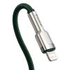 Baseus Cafule Metal nylon harisnyázott USB Type-C/ Lightning kábel P-6953156202139 5 kép