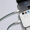 Baseus Cafule Metal nylon harisnyázott USB Type-C/ Lightning kábel P-6953156202139 9 kép