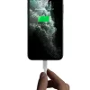 Baseus BMX MFI mini kábel USB Type-C PD 18W / Lightning 1.2m fehér-6928548565192 1 kép