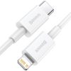 Baseus Superior USB Type-C - Lightning kábel PD 20W 1m fehér (CATLYS-6953156205314 2 kép