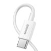 Baseus Superior USB Type-C - Lightning kábel PD 20W 1m fehér (CATLYS-6953156205314 3 kép