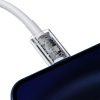 Baseus Superior USB Type-C - Lightning kábel PD 20W 1m fehér (CATLYS-6953156205314 4 kép