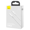 Baseus Superior USB Type-C - Lightning kábel PD 20W 1m fehér (CATLYS-6953156205314 9 kép