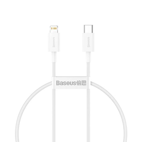 Baseus Superior Series USB-C / Lightning PD 20W 2 m kábel - fehér