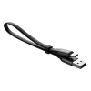 Baseus Nimble lapos USB / USB-C kábel 2A 23Cm fekete (CATMBJ-01)