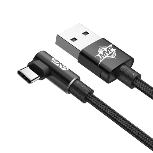 Baseus MVP 90 fokban döntött USB - USB Type-C kábel 1.5m fekete (CA-6953156268135 4 kép