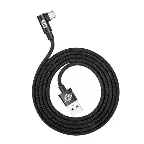 Baseus MVP 90 fokban döntött USB - USB Type-C kábel 1.5m fekete (CA-6953156268135 7 kép